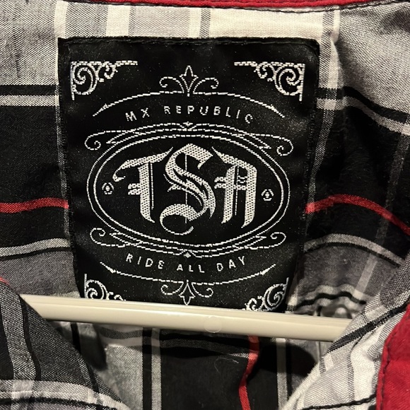 Men's MX Republic Button Down - Men’s Medium - Picture 3 of 5